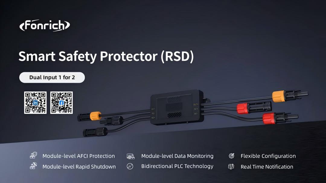 Arc Protection Dual-Drive Solution: Fonrich’s Rapid Shutdown AFCI Arc Detection and Protection Strat