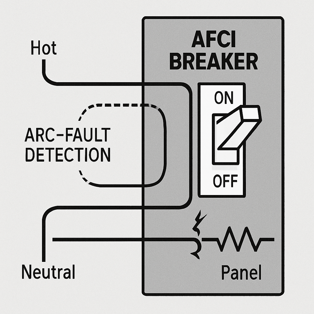 AFCI breaker diagram