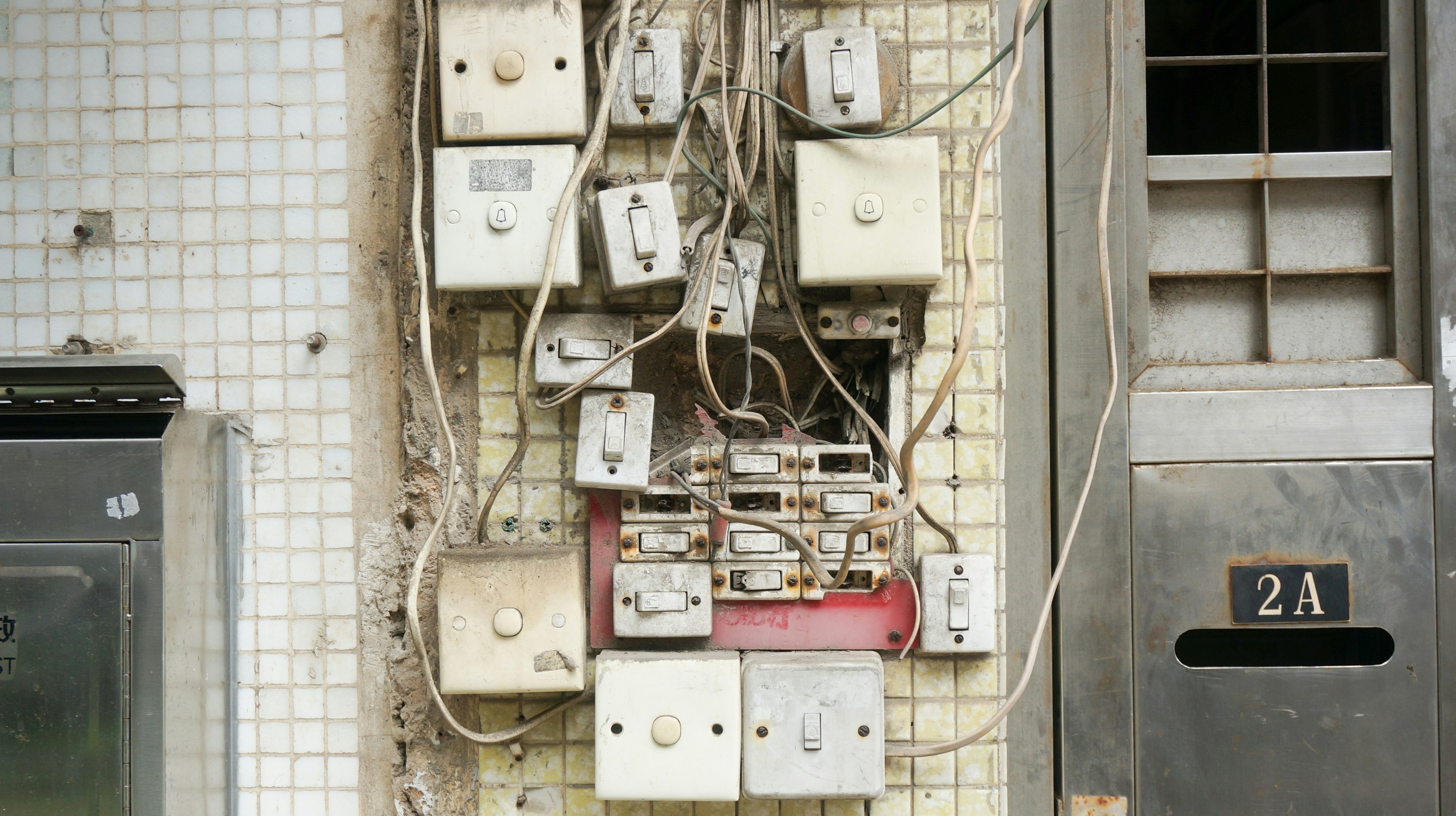 Illustration of an electrician installing an AFCI breaker