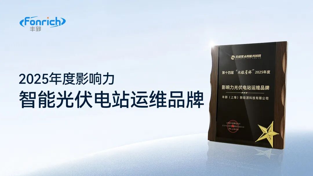 Good News: Fonrich New Energy Wins the "PolStar Cup 2025 Influential PV Power Station O&M B