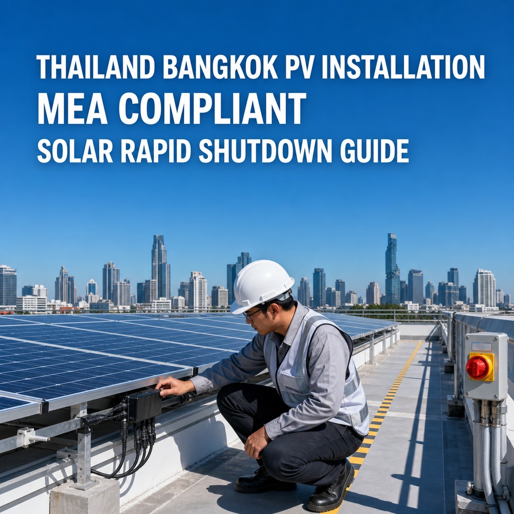 การติดตั้ง PV ในกรุงเทพมหานคร ประเทศไทย: คู่มือการปิดระบบพลังงานแสงอาทิตย์อย่างรวดเร็วที่สอดคล้องกับ