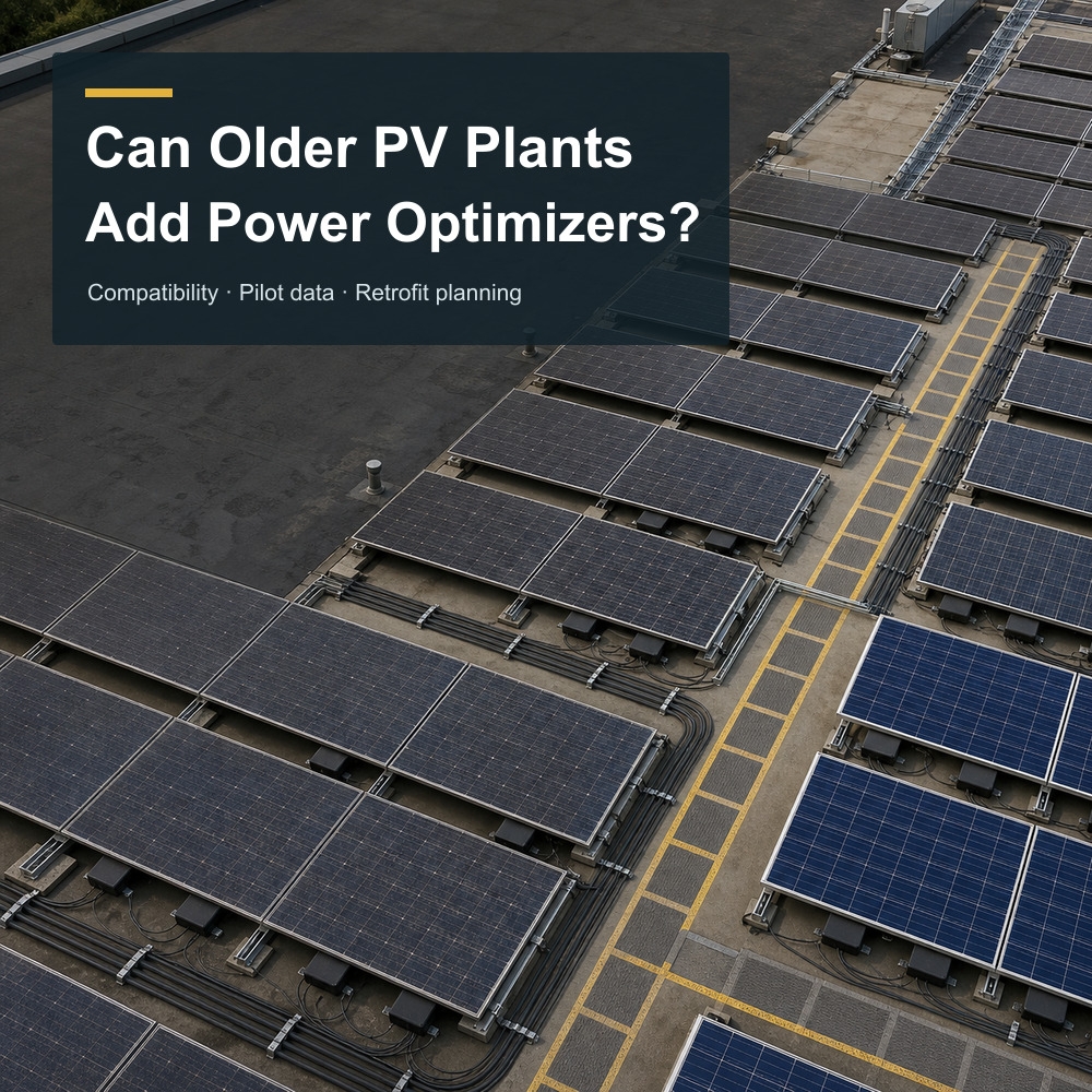 Gli impianti fotovoltaici più vecchi possono aggiungere ottimizzatori di potenza?