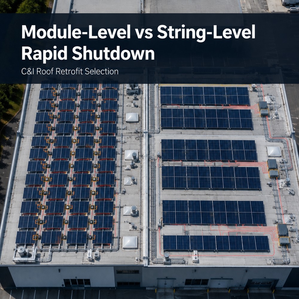  Module-Level vs String-Level Rapid Shutdown: Scegliere per C& Il tetto retrofit