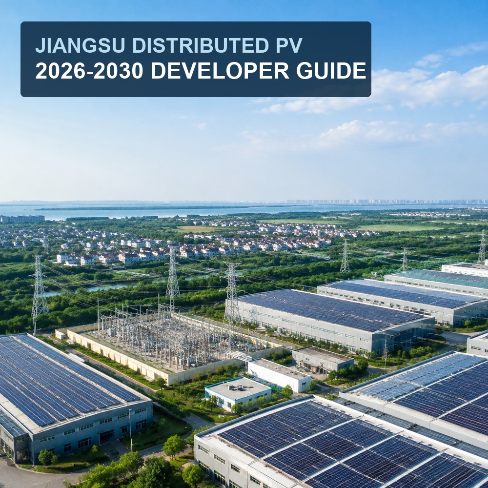 Jiangsu Distributed PV Plan 2026 - 2030: una guida pratica alla conformità per gli sviluppatori