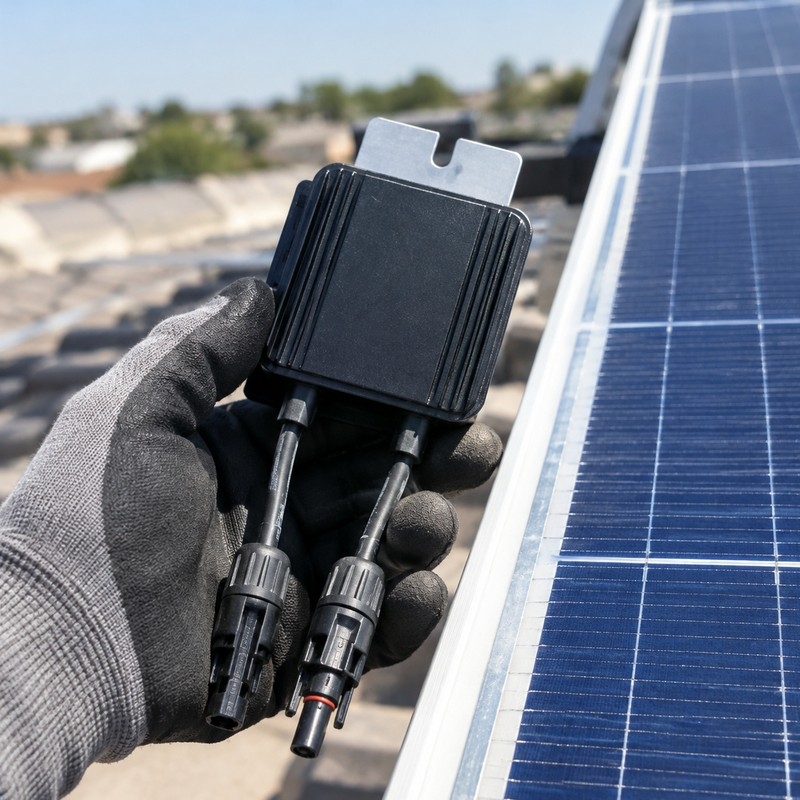 Como combinar um otimizador de energia solar com módulos fotovoltaicos: potência, tensão, corrente